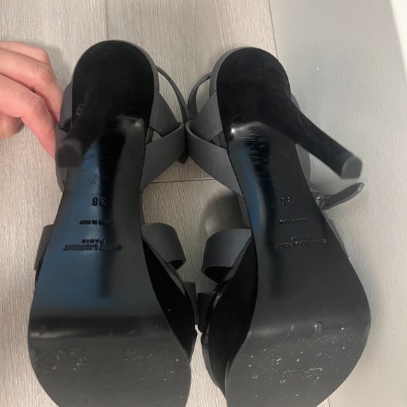YSL Saint Laurent Tribute heels in Grey - Picture 4 of 5